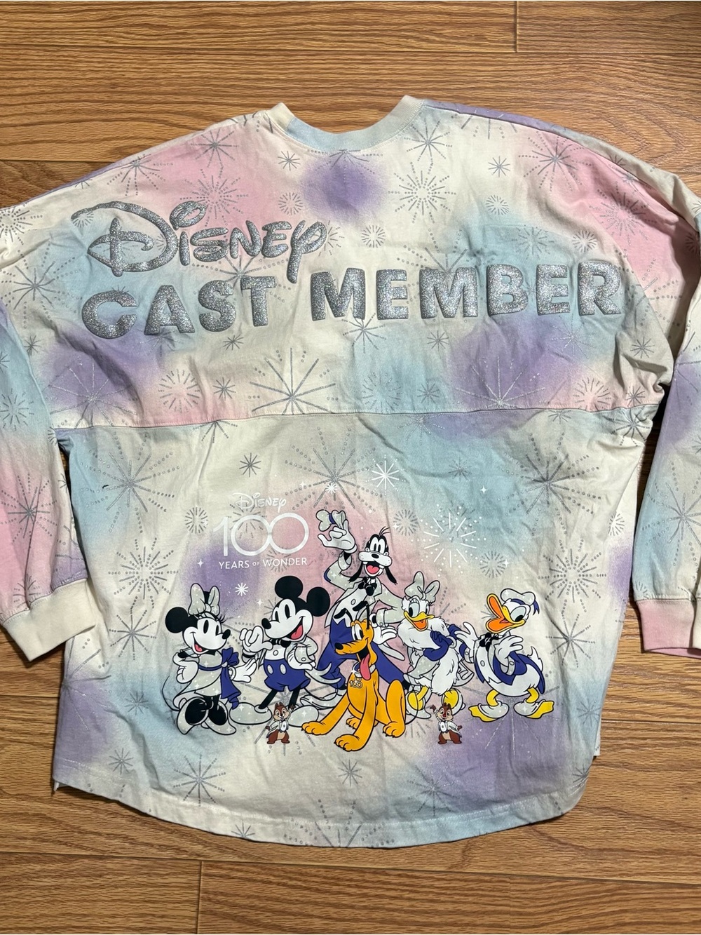 Disney Parks 100th Anniversary Cast Member Spirit Jersey Adult Size XL